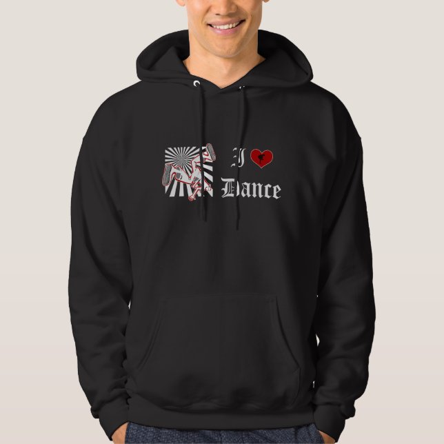 I LUV Dance-W (BOTH SIDES) Hoodie (Front)