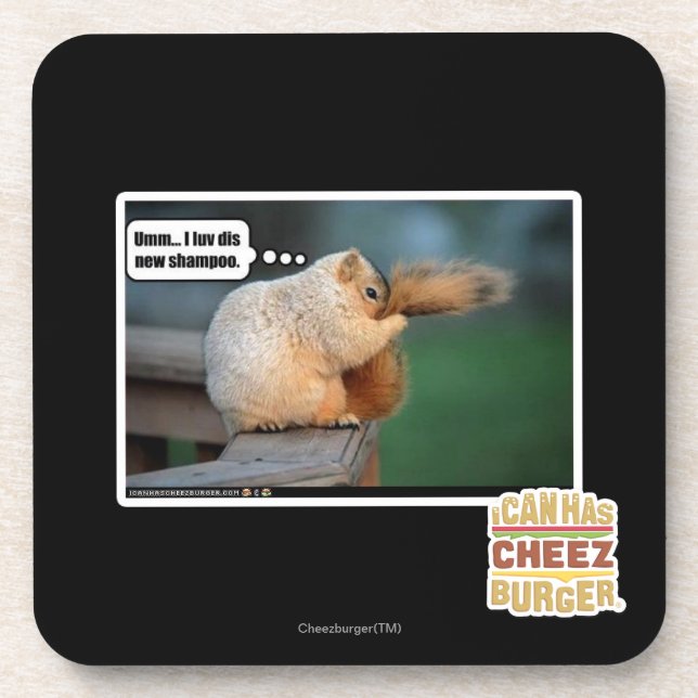 I luv dis new shampoo coaster (Front)