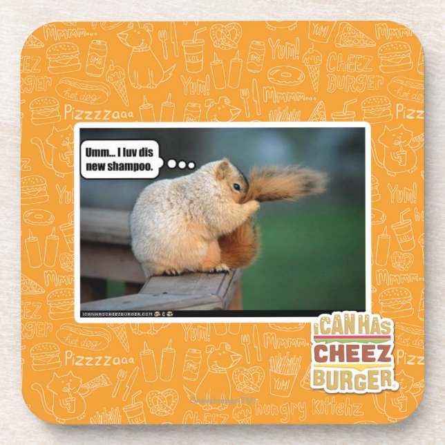 I luv dis new shampoo coaster (Front)