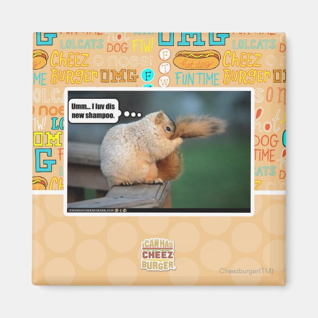 I luv dis new shampoo magnet (Front)