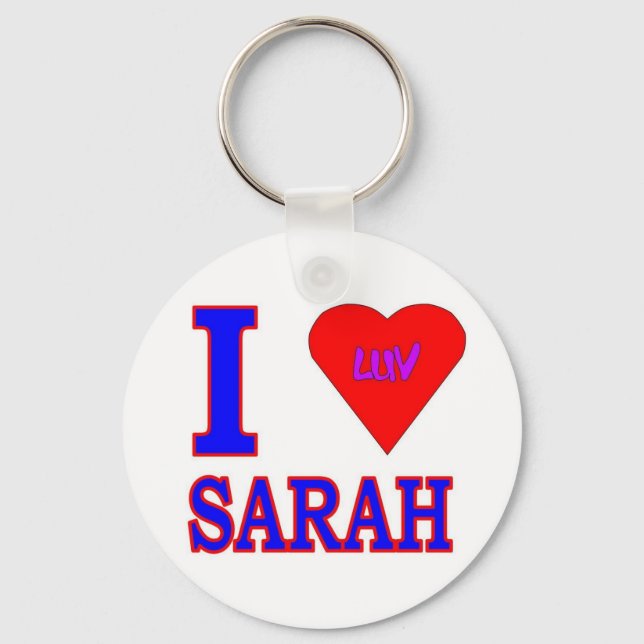 I LUV SARAH KEY RING (Front)