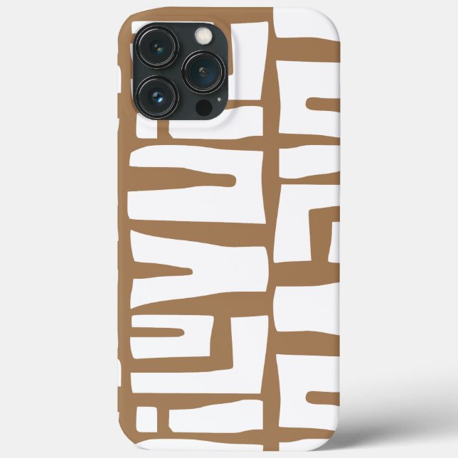 I LUV U Tribal Pattern Case-Mate iPhone Case (Back)