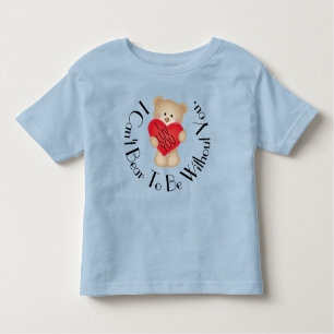 I Luv You Bear Toddler Fine Jersey T-Shirt