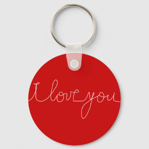i luv you key ring