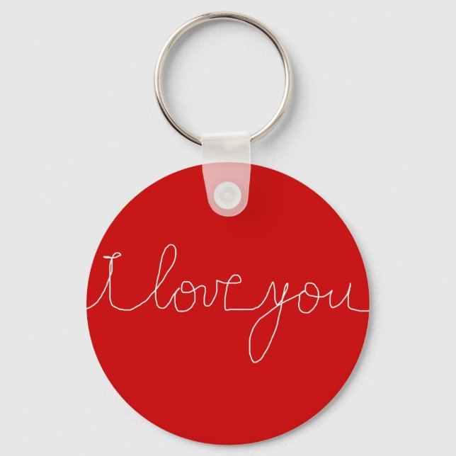 i luv you key ring (Front)