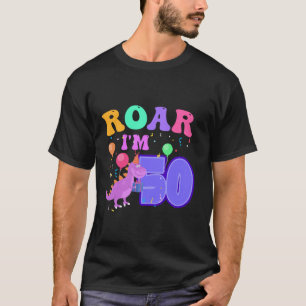 I m 50th Birthday Dinosaur Girl Theme 50 Year Old T-Shirt