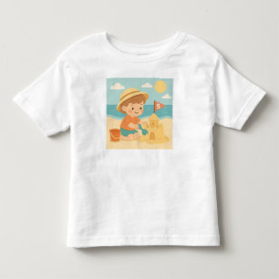 I’m 5! – Birthday Beach T-Shirt for Kids