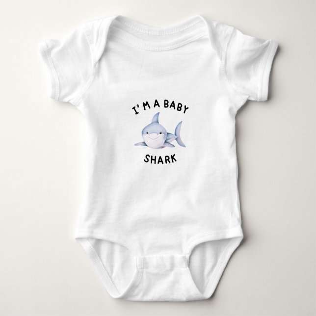 I’m a Baby Shark Bodysuit | Cute Halloween Costume (Front)
