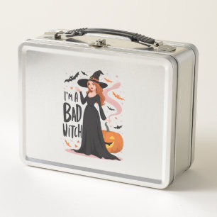 I’m A Bad Witch Metal Lunch Box