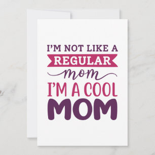 I’m A Cool Mum Thank You Card