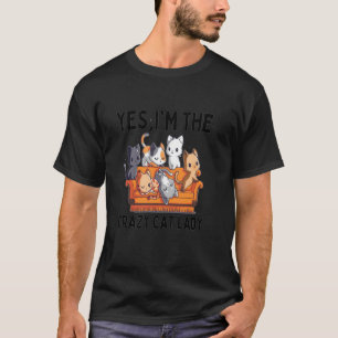 I m a Crazy Childless Cat Lady Kamala Harris 2024 T-Shirt