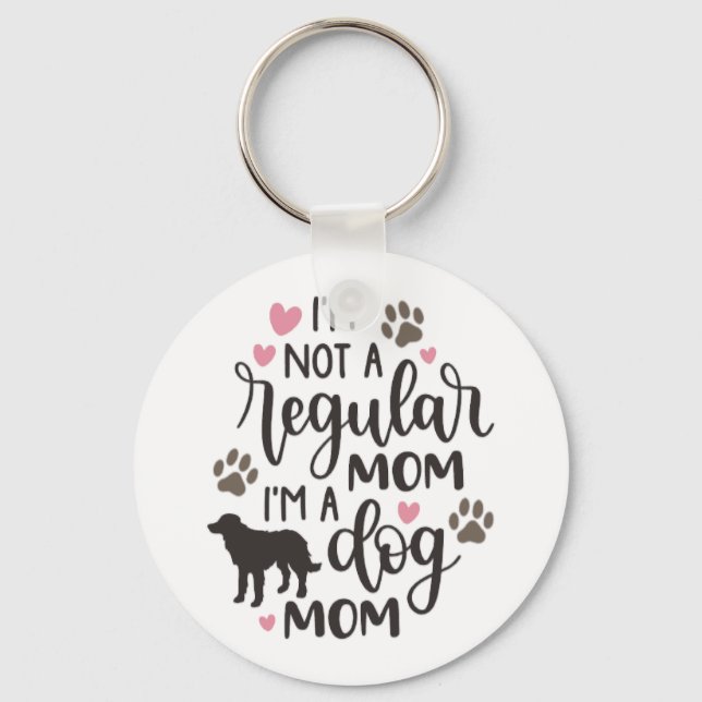 I m A Dog Mum Key Ring (Front)