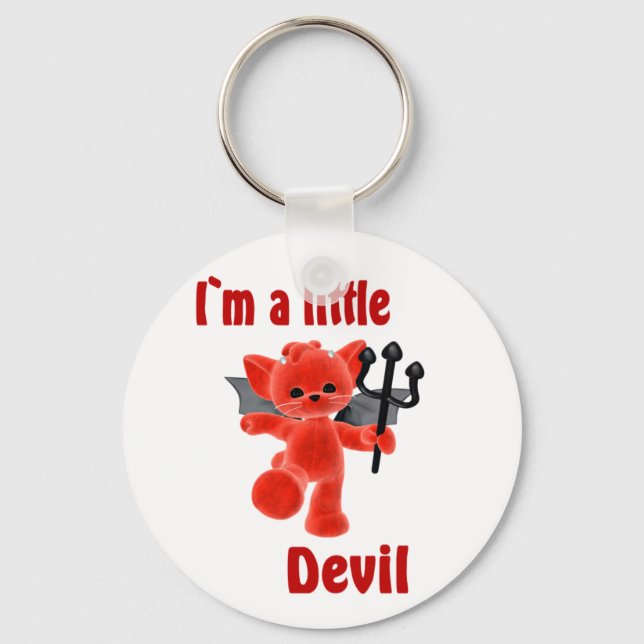 I`m a little devil key ring (Front)