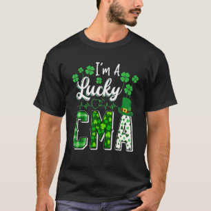 I M A Lucky Cma Nurse Shamrock Leprechaun St Patri T-Shirt