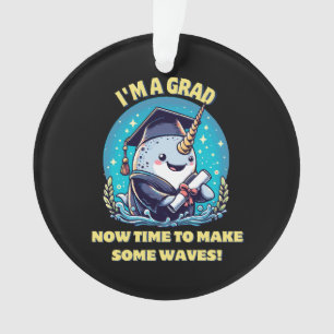 I m a narwhal graduate! Now time to make some wave Ornament