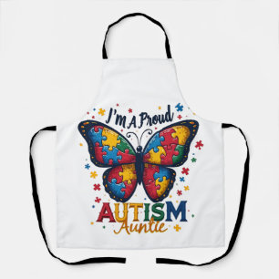 I’m a Proud Autism Auntie Autism Awareness Apron
