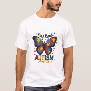 I’m a Proud Autism Auntie Autism Awareness T-Shirt