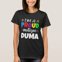 I M A Proud Duma Autism Awareness Heart