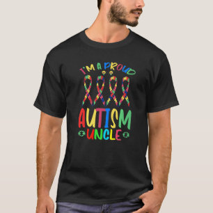 I M A Proud Uncle Autism Awareness Warrior Autisti T-Shirt