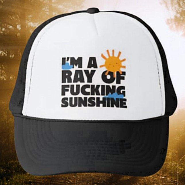 I’m a Ray of F*ing Sunshine Trucker Hat – Funny (Creator Uploaded)