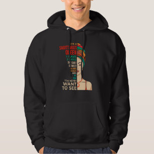 I m A Sagittarius Queen Melanin Black Women Horosc Hoodie