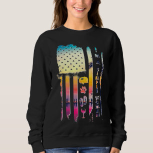 I M A Simple Woman Camping Wine Flip Sweatshirt