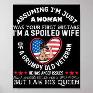 I’m A Spoiled Wife Of A Grumpy Old Veteran Husband Poster