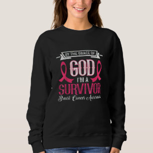 I’m A Survivor Breast Cancer Awareness Pink Ribbon Sweatshirt