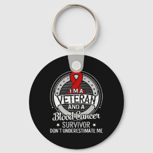 I’m a Veteran and a Blood Cancer Awareness Key Ring