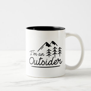 I’m An Outsider Two-Tone Coffee Mug