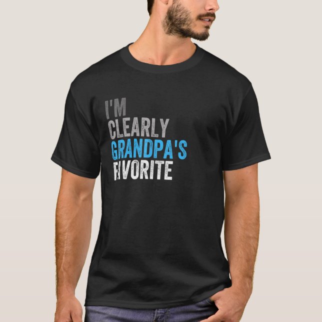I m Clearly Grandpau2019s Favorite Family Daughter T-Shirt (Front)