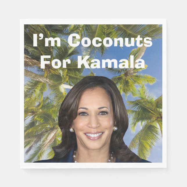 I’m Coconuts For Kamala Napkin (Front)