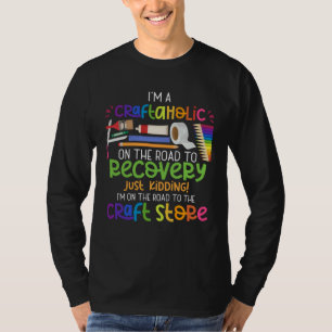 I m Craftaholic Scrapbooking Artist Craft Scrapbo T-Shirt