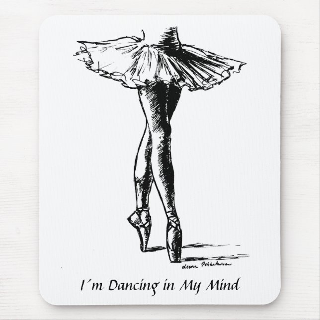 I´m Dancing in My Mind Mouse Pad (Front)