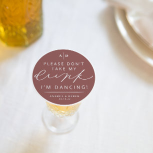 I’m Dancing Wedding Reception Drink Cover Coaster