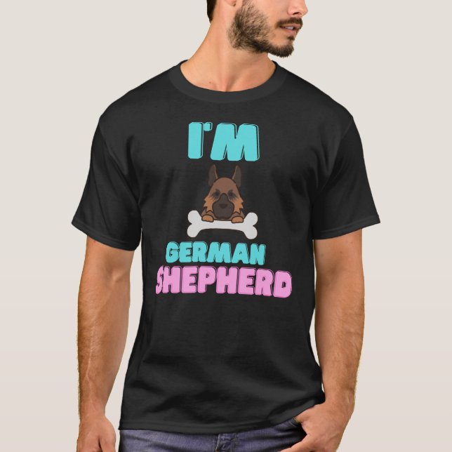 I M German Shepherd T-Shirt (Front)