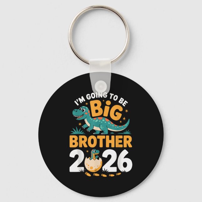 I’m Going To Be Big Brother 2026 – Dino Pregnancy  Key Ring (Front)