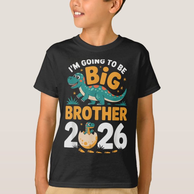 I’m Going To Be Big Brother 2026 – Dino Pregnancy  T-Shirt (Front)