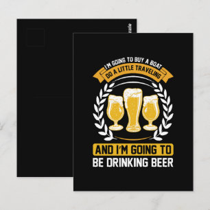 I m going to be drinking beer Postcard