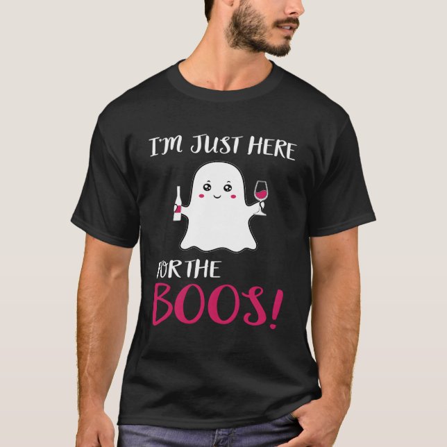 I’M Just Here For The Boos Halloween For Christmas T-Shirt (Front)