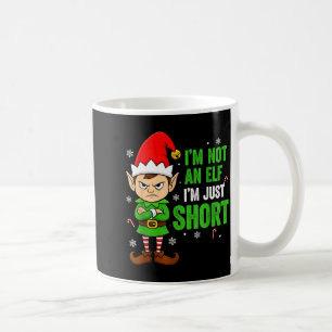 I’m Just Short Funny Elf Christmas Coffee Mug