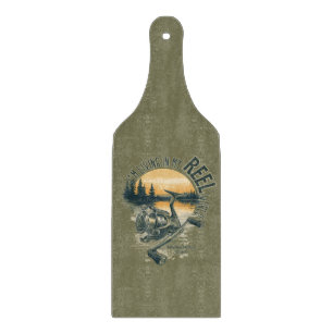 I’m Living in My Funny Fisherman Gift Cutting Board