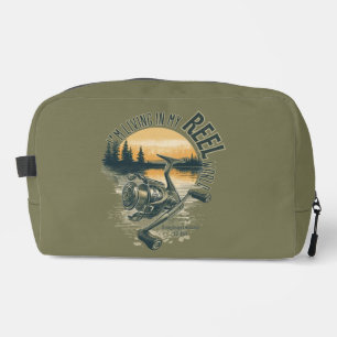I’m Living in My Funny Fisherman Gift Dopp Kit