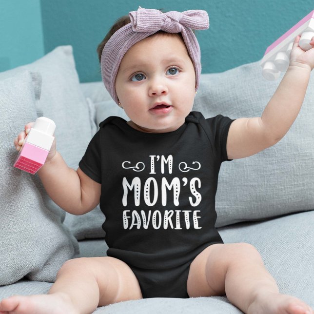 I’m Mum’s Favourite Baby Bodysuit (Creator Uploaded)