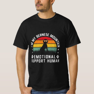 I’m my Bernese Mountain dog emotional support man T-Shirt