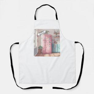“I’m Not a Therapist!” Funny Girly Pink Fridge Apron