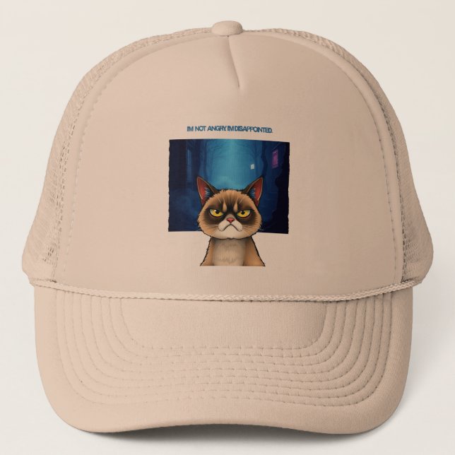 I’m not angry. I’m disappointed  Trucker Hat (Front)