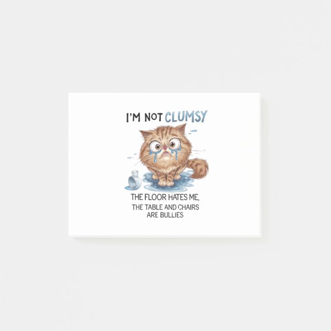 I’m Not Clumsy  Post-it Notes (Front)