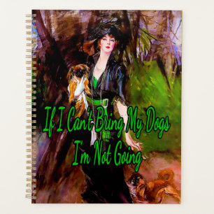 I’m not going, a Painting by Giovanni Boldini Planner