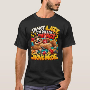 I’m Not Lazy... I’m Just on Energy Saving Mode! T-Shirt
